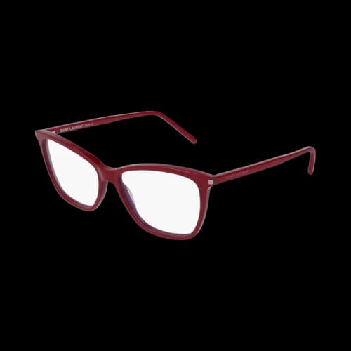 Saint Laurent Squared Eyeglasses 'Red'