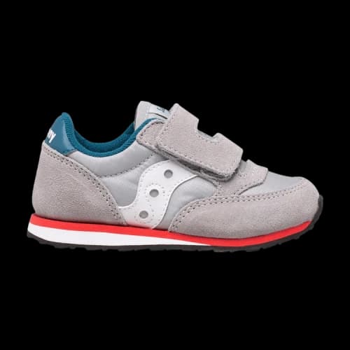 Saucony Jazz Hook & Loop Little Kid 'Grey Blue Red'