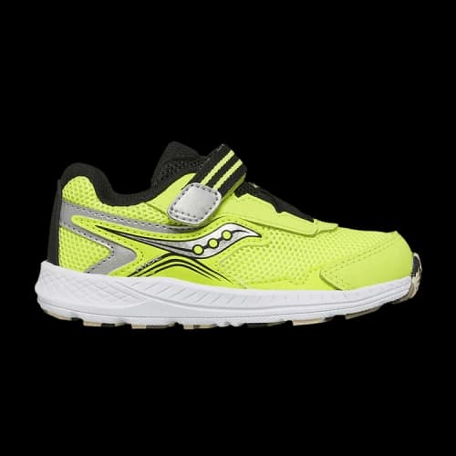 Saucony Ride 10 Little Kid 'Citron Black'