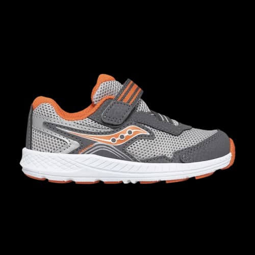 Saucony Ride 10 Little Kid 'Grey Orange'