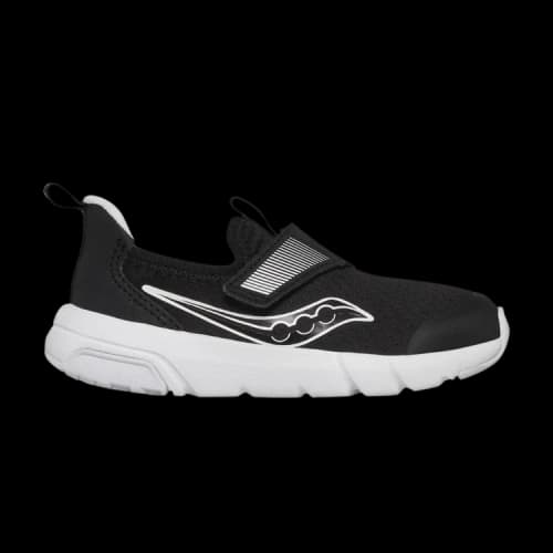 Saucony Breeze Slip-On Little Kid 'Black White'