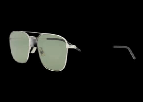 Saint Laurent Aviator Sunglasses Silver/Green (SL309-30008020-003)