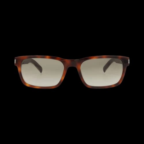 Saint Laurent Square-Frame Recycled Acetate Sunglasses Havana Crystal Brown (SL662-30015242-002)