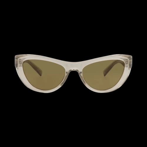 Saint Laurent Sunglasses Cat Eye-Frame Bio Injection Beige Beige Bron (SL676-30015299-005)