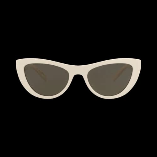 Saint Laurent Sunglasses Cat Eye-Frame Bio Injection Ivory Ivory Grey (SL676-30015299-008)