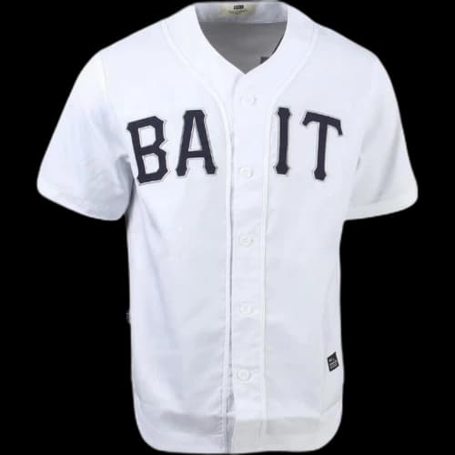 BAIT Sluggers Baseball Jersey White/Navy