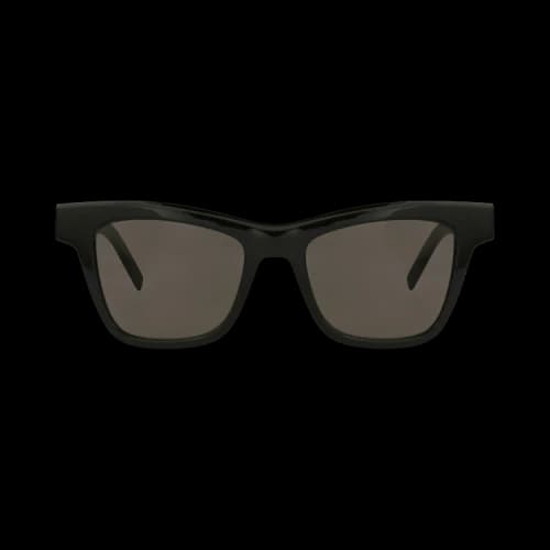 Saint Laurent Cat Eye-Frame Acetate Sunglasses Black Black Black (SLM106-30013728-001)