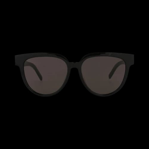 Saint Laurent Cat Eye-Frame Acetate Sunglasses Black Black Black (SLM28F-30006099-001)