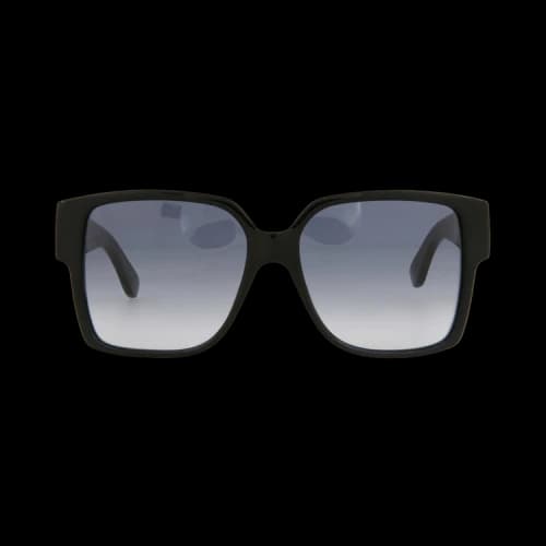 Saint Laurent Rectangle-Frame Acetate Sunglasses 'Black/Grey'