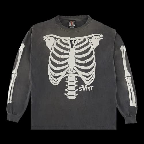 Saint Michael x Vlone Bone Long-Sleeve 'Black'