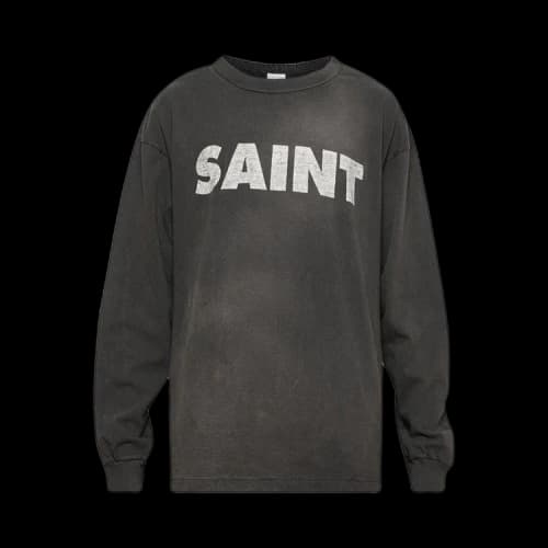 Saint Michael Long-Sleeve S N T Tee 'Black'