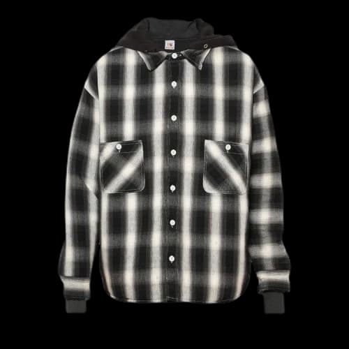 Saint Michael Check Parka 'Black/White'