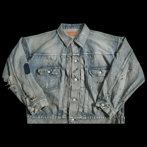 Saint Michael x BerBerJin Damage Denim Jacket 'Blue'