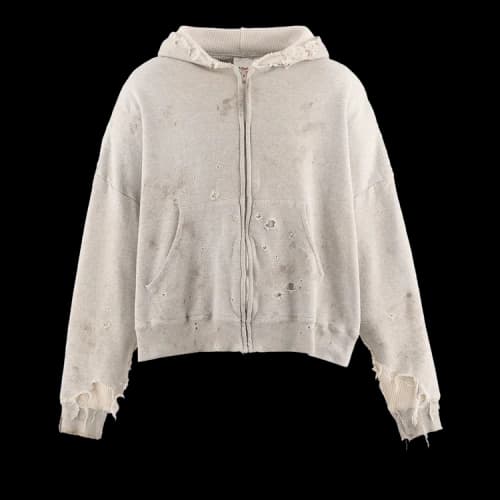 SAINT Mxxxxxx Double Face Zip Hoodie 'Grey'