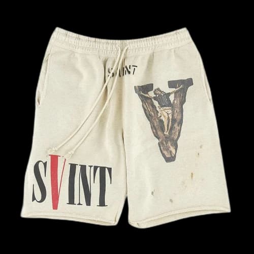 Saint Michael x Vlone Sweat Shorts 'Grey'