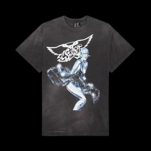 Saint Mxxxxxx x Hajime Sorayama T-Shirt Faded Black