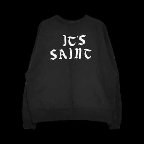 SAINT Mxxxxxx It's Saint Crewneck Sweatshirt 'Black'