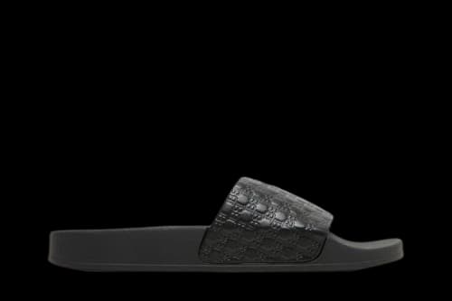 Balmain Calypso Sandal 'Embossed Monogram - Black'