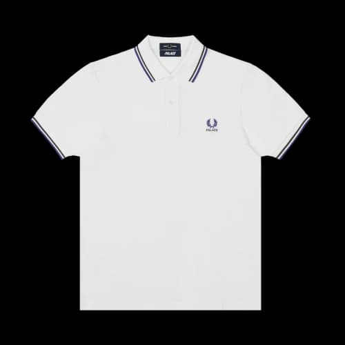 Palace x Fred Perry Shirt 'White'
