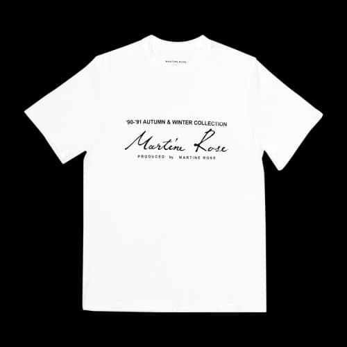 Martine Rose Classic Logo T-Shirt 'White'