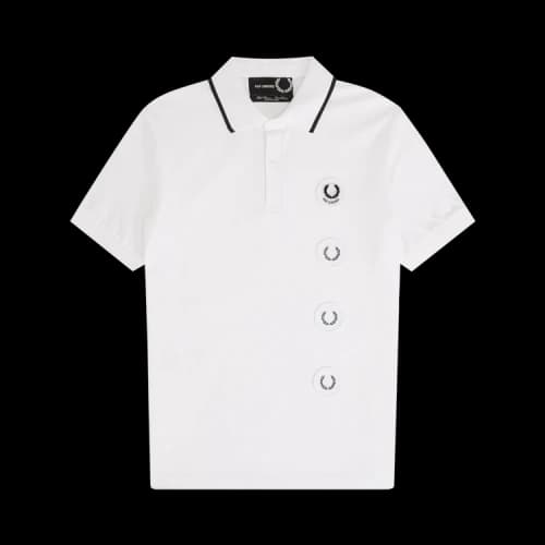 Fred Perry x Raf Simons Laurel Detail Roll Neck Top 'Black'