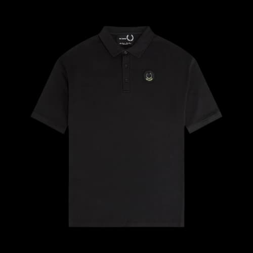 Fred Perry x Raf Simons Patched Overhead Hoody 'Black'