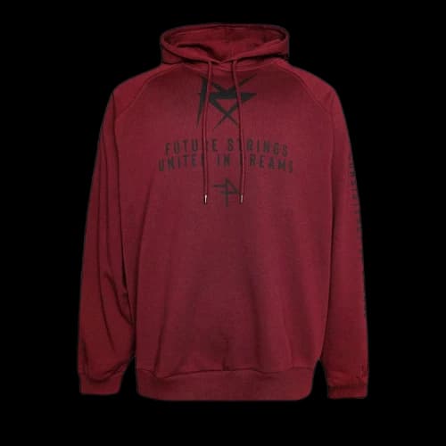 Fred Perry x Raf Simons Printed Overhead Hoody 'Fig'
