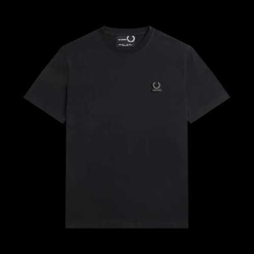Fred Perry x Raf Simons Enamel Pin T-Shirt 'Black'