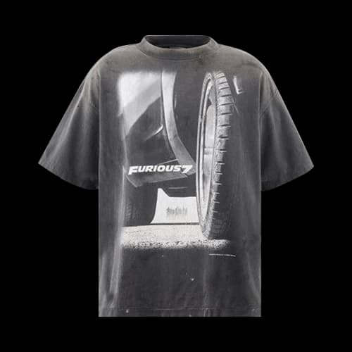 SAINT Mxxxxxx Furious 7 Short Sleeve Tee 'Black'