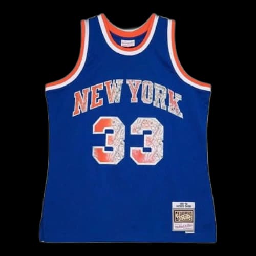 Mitchell & Ness x NBA 75th Anniversary New York Knicks Jersey 'Patrick Ewing 33'
