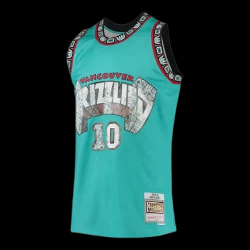Mitchell & Ness x NBA 75th Anniversary Grizzlies 1996-97 Classics Swingman Jersey 'Mike Bibby 10'