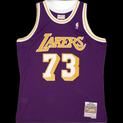 Mitchell & Ness Dennis Rodman Los Angeles Lakers Road 1998-99 Swingman NBA Jersey Purple