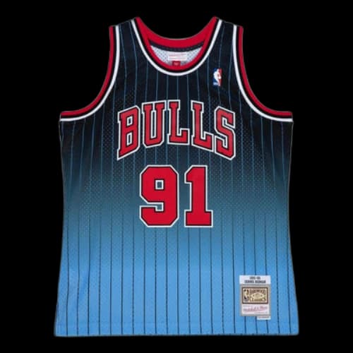 Mitchell & Ness NBA FADEAWAY Jersey CHICAGO BULLS DENNIS RODMAN 1995-96