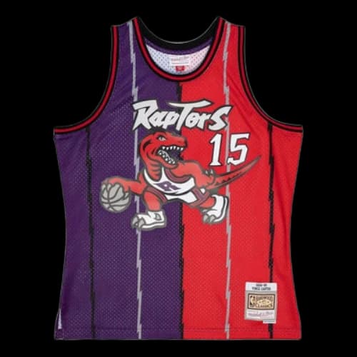 Mitchell & Ness x NBA Toronto Raptors 1998-99 Split Swingman Jersey 'Vince Carter 15'