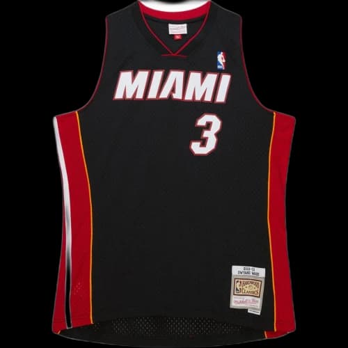 Mitchell Ness Road Finals "NBA Miami Heat 2012 Dwyane Wade" jersey