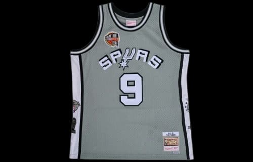 Mitchell & Ness x NBA San Antonio Spurs Hall Of Fame Swingman Jersey 'Tony Parker 9'