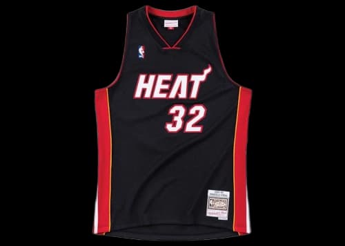 Mitchell & Ness Miami Heat Road 2005-06 Shaquille O'Neal Swingman Jersey Black