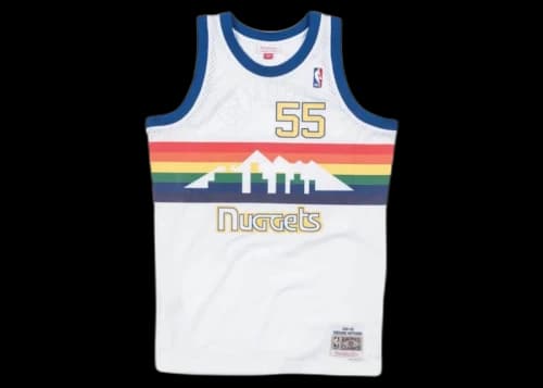Mitchell & Ness Denver Nuggets 1991-92 Dikembe Mutombo Swingman Jersey White