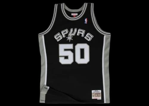 Mitchell & Ness San Antonio Spurs 1998-99 David Robinson Swingman Jersey Black