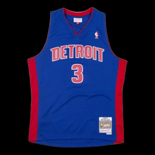 Mitchell & Ness NBA Swingman Jersey Detroit Pistons 2003-04 Ben Wallace 'Blue Red'