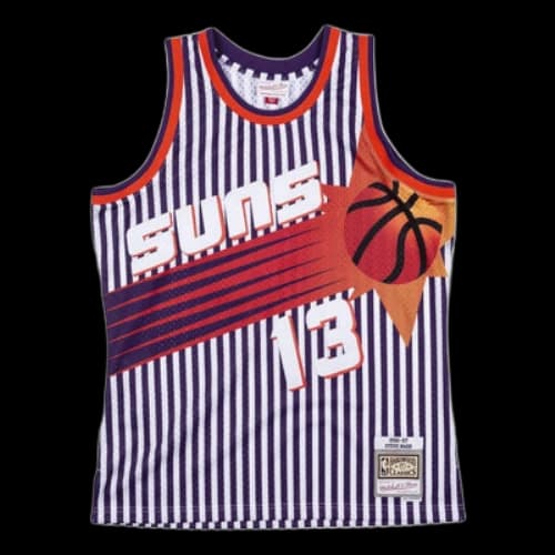 Mitchell & Ness x NBA Phoenix Suns 1996-97 Stripe Jersey 'Steve Nash 13'