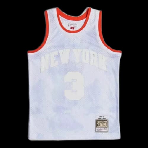 Mitchell & Ness x NBA New York Knicks 1991-92 Cloudy Skies Jersey 'John Starks 3'