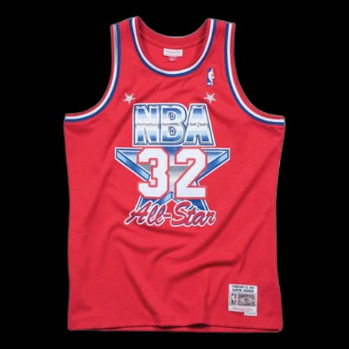 Mitchell & Ness NBA Swingman Jersey All-Star West 1991 Magic Johnson 'Red'