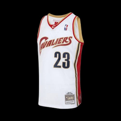 Mitchell & Ness Lebron James Cleveland Cavaliers 2003-04 Swingman Jersey White