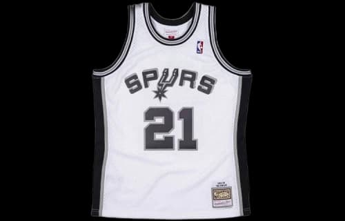 Mitchell & Ness San Antonio Spurs 1998-99 Tim Duncan Swingman Jersey White