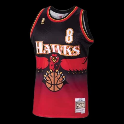 Mitchell & Ness x NBA Atlanta Hawks 1996-97 Hardwood Classics Swingman Jersey 'Steve Smith 8'