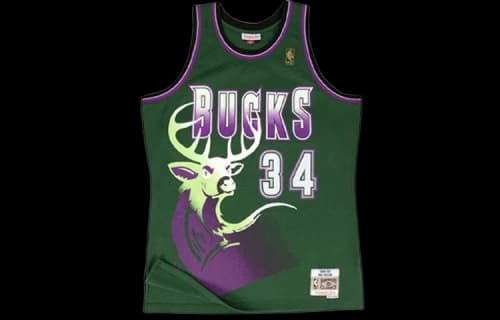 Mitchell & Ness NBA Ray Allen Milwaukee Bucks 1996/97 Swingman Jersey #34