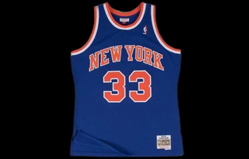 Mitchell & Ness New York Knicks Road 1991-92 Patrick Ewing Swingman Jersey Royal