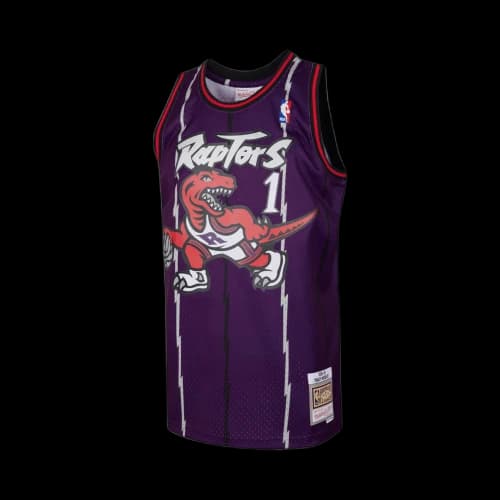 Mitchell & Ness Toronto Raptors Road 1998-99 Tracy Mcgrady Swingman Jersey Purple