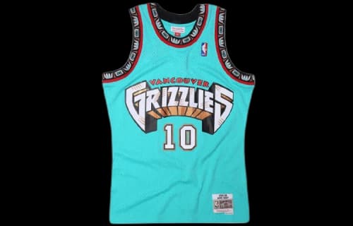 Mitchell & Ness Vancouver Grizzlies Road 1998-99 Mike Bibby Swingman Jersey Teal